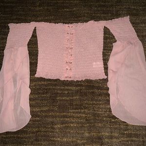 Pink Fancy Crop Top